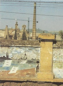  La caída del muro de torneo dejaría ver el Monasterio de la Cartuja desde la otra orilla del rio.