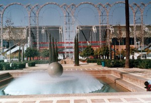 Fuente central del Jardín.