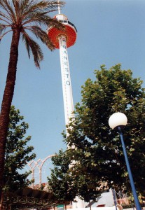 La Torre Mirador Banesto fue uno de los emblemas del Jardín del Guadalquivir.