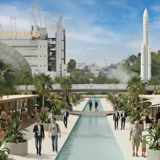 Propuesta de reurbanización para el Canal de los Descubrimientos.